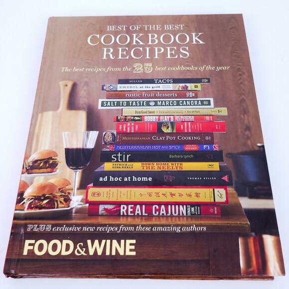 Food & Wine Cookbook Best of the Best Cookbook Recipes from 25 of Best Cookbooks - Picture 1 of 4